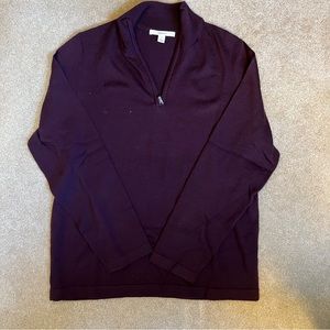 Merona Purple Zip-up Sweater